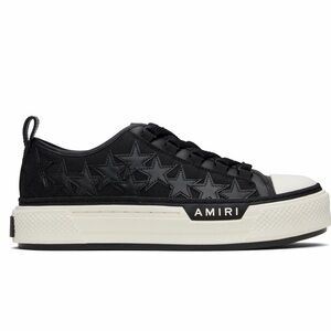 AMIRI Black Star-Embellished Sneakers